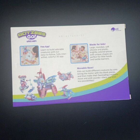 Botzees Go! Unicorn Interactive Building Remote Stem Learning Toys For Girls - Picture 6 of 8